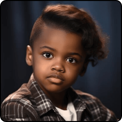 AI generated African American baby