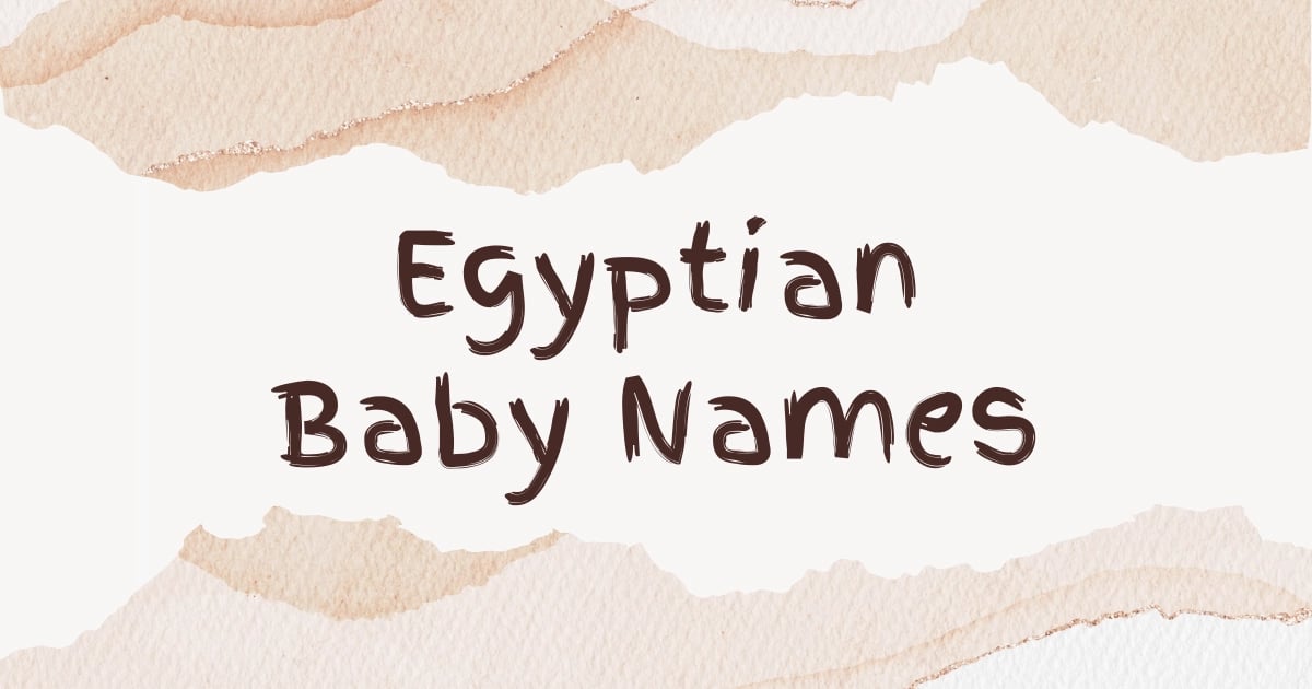 Egyptian Baby Names