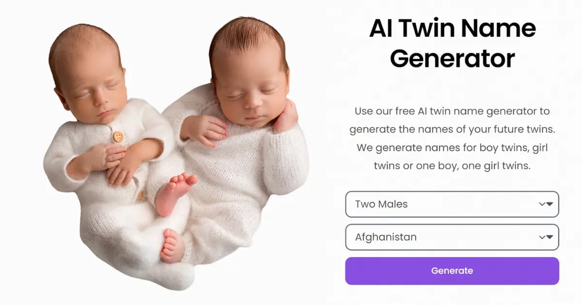 ai twin name generator