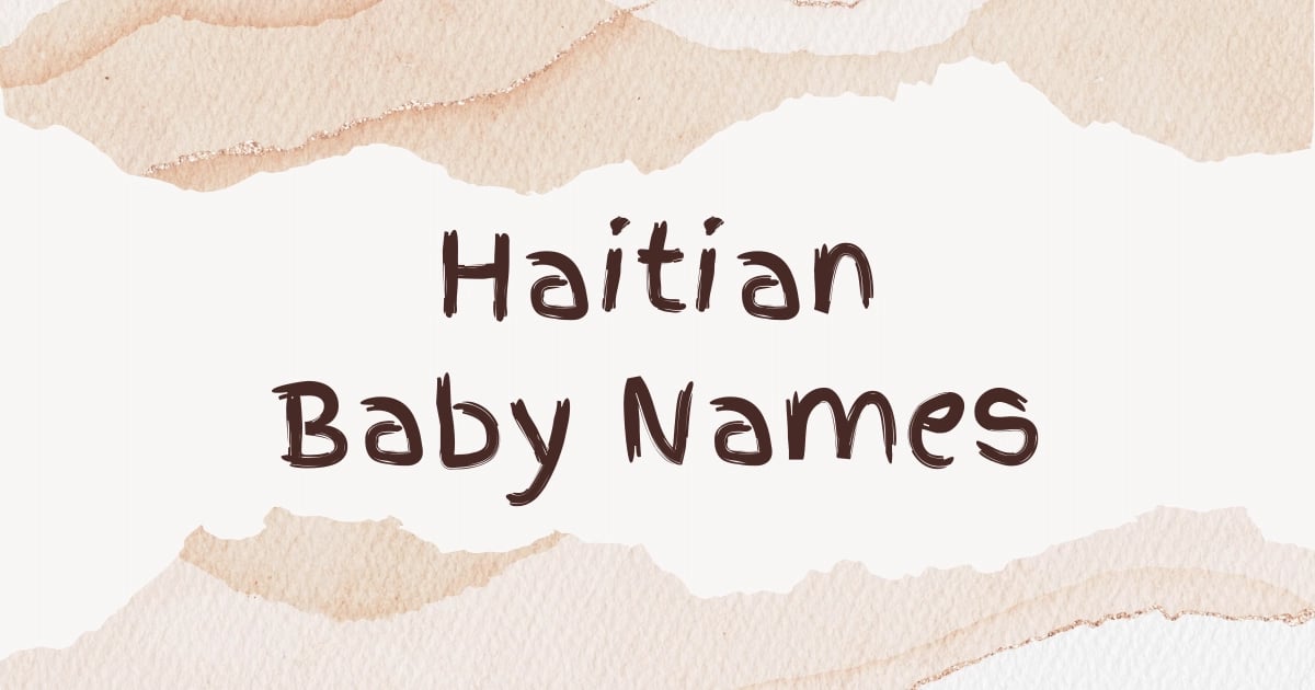 Haitian Baby Names