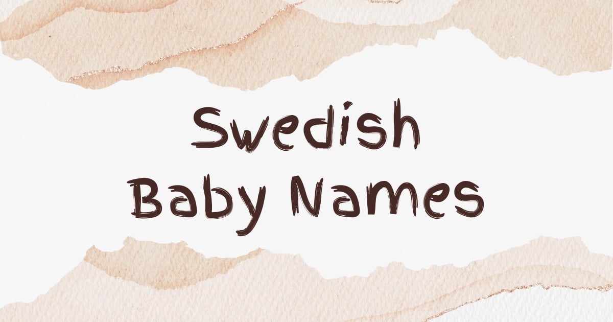 Schwedische Babynamen