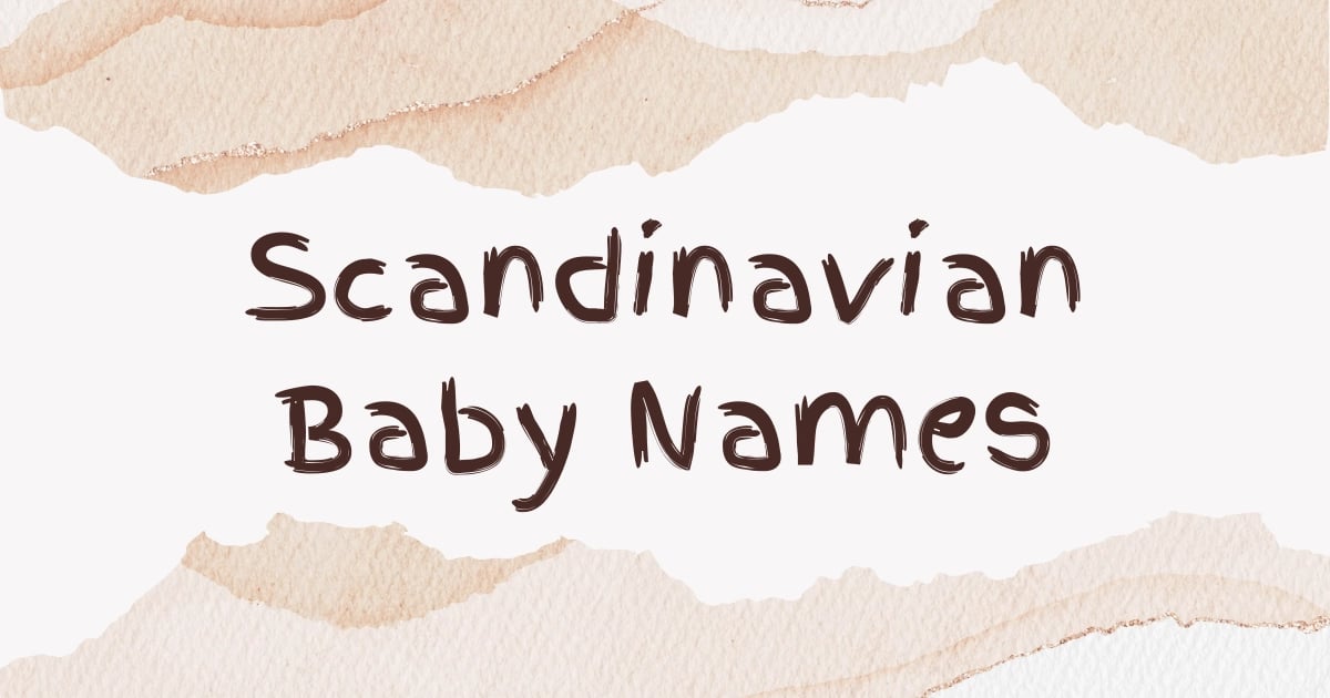 Skandinavische Babynamen