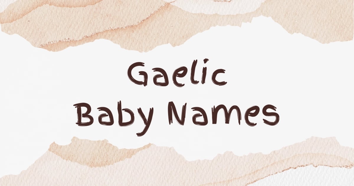 Gaelic Baby Names