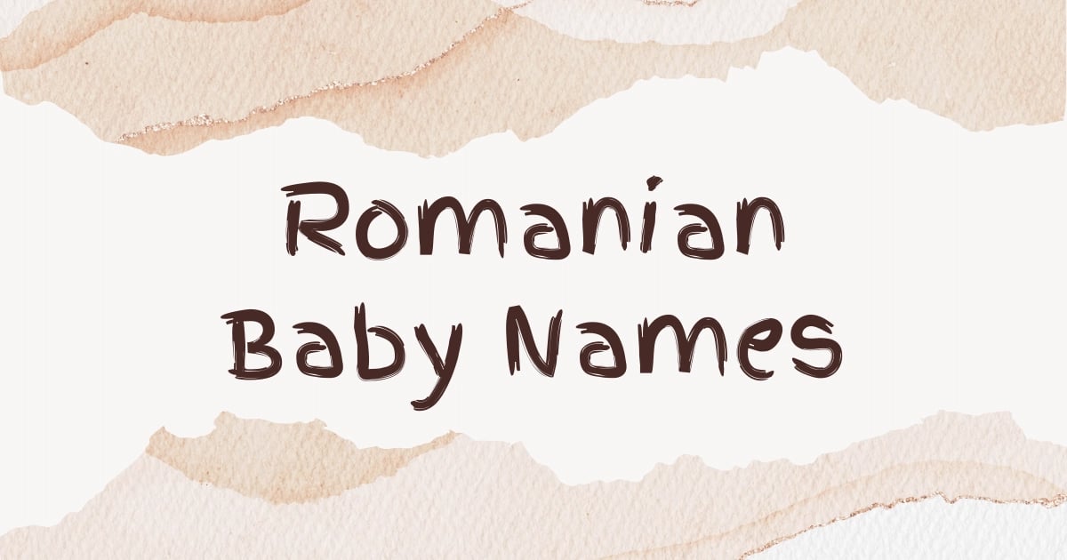 Romanian Baby Names