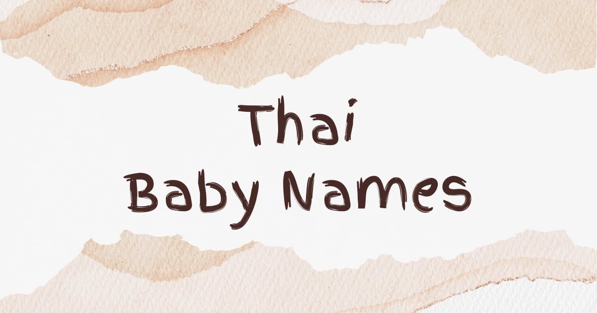 Thai Baby Names