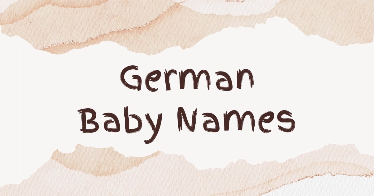 Noms de bébé allemands