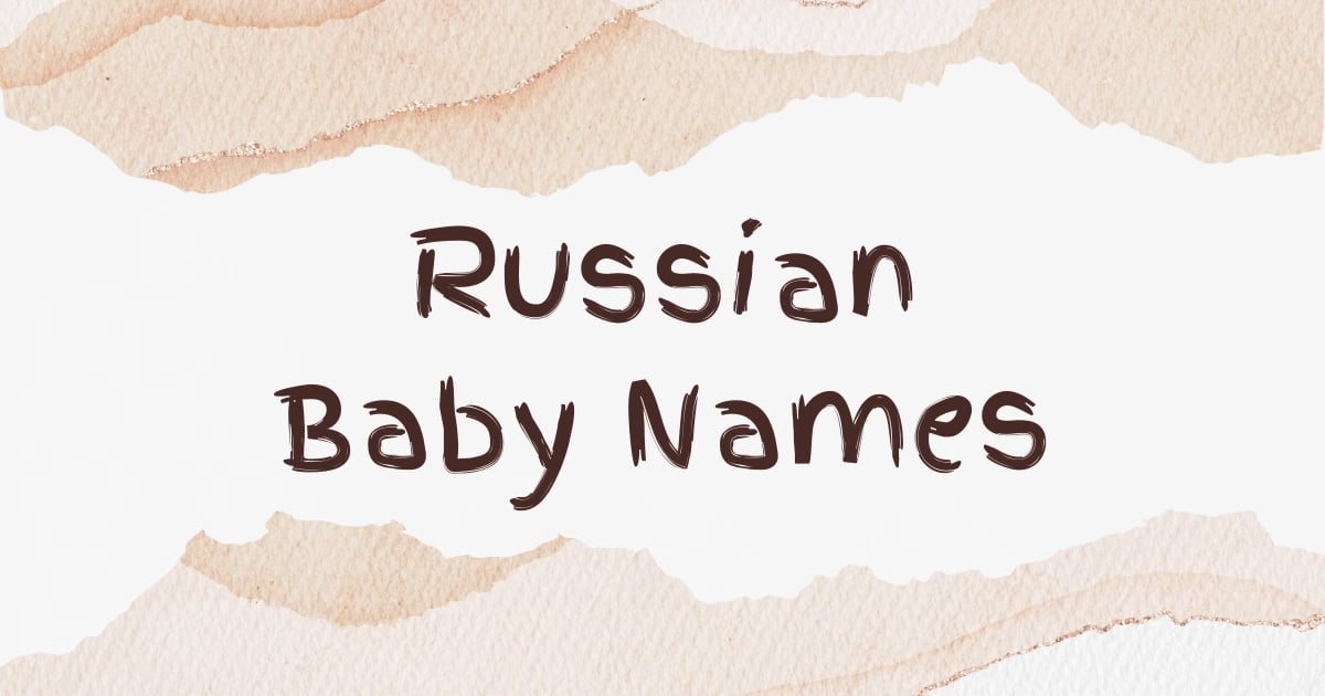 Russian Baby Names