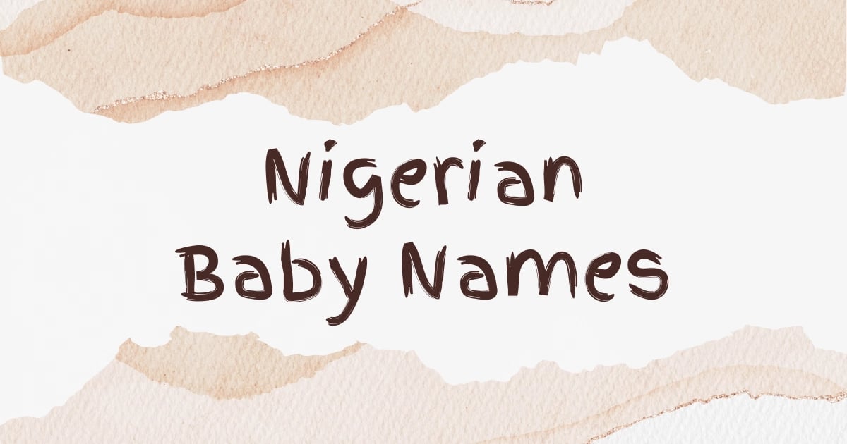 Nigerian Baby Names